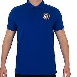 Nike Shelsea F-C Men’s Blue Polo Shirt with Logo XL